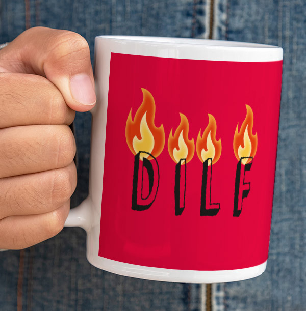 DILF Father's Day Mug