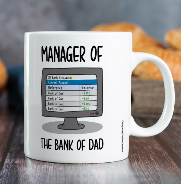 Bank of Dad Father's Day Mug