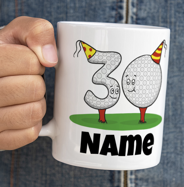30th Birthday Golf Mug