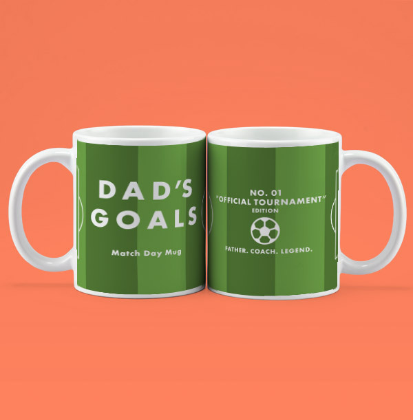 Dad's Goals Football Mug