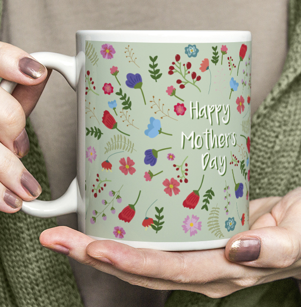 Happy Mother's Day Floral Mug