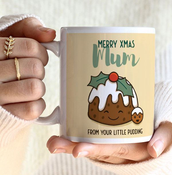 Mum From Your Little Pudding Christmas Mug