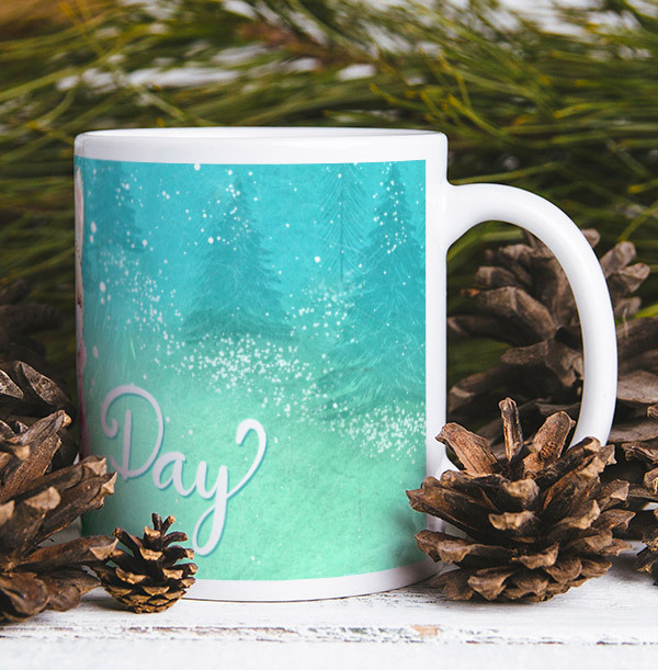 Snow Day Christmas Mug