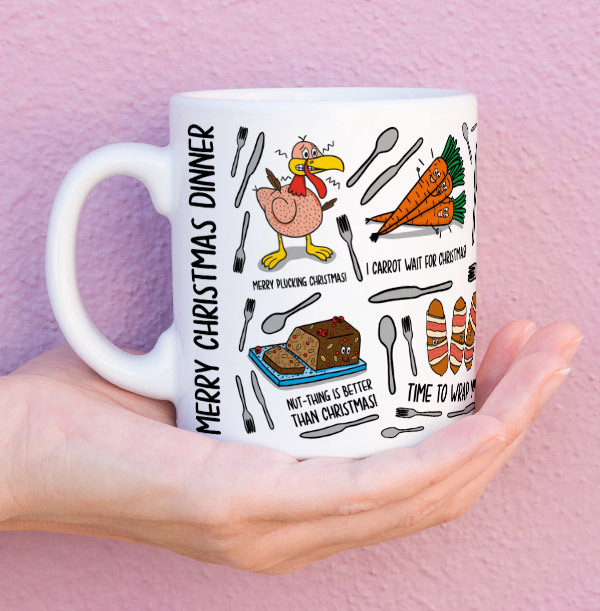 Merry Christmas Dinner Mug