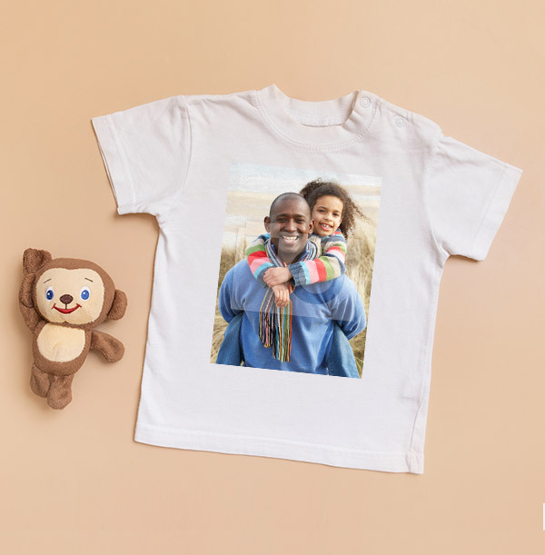 Full Photo Upload Personalised Toddlers T-Shirt