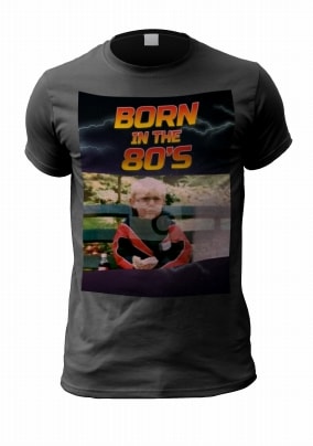 Born In The 80's Men's Photo T-Shirt