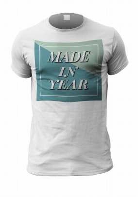 Made In...Personalised Year Men's T-Shirt
