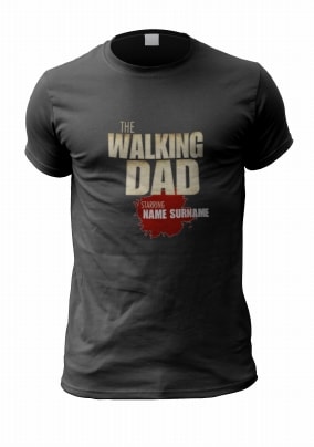 The Walking Dad Box Set Spoof Personalised T-Shirt