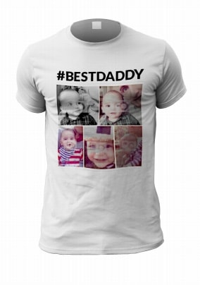 Best Daddy Personalised Photo T-Shirt 