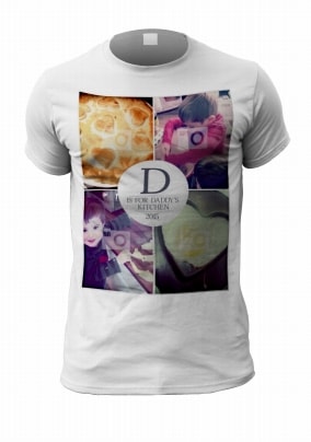 4 Photo D is for Daddy Personalised T-Shirt