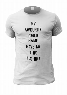 My Favourite Child Personalised Men's T-Shirt