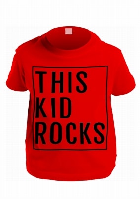 This Kid Rocks Personalised T-Shirt