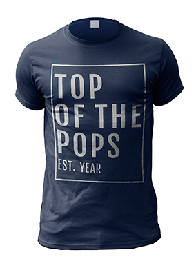 Top Of The Pops Personalised T-shirt