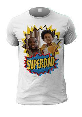 Superdad Photo Upload T-shirt