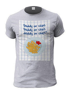 Daddy or Chips Father's Day T-Shirt