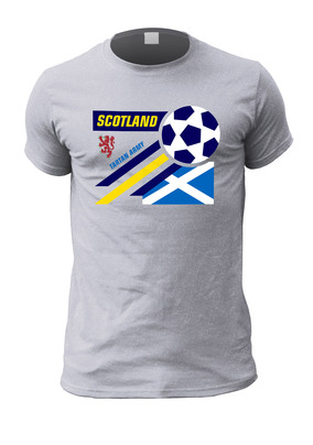 Scotland! Tartan Army Football T-Shirt