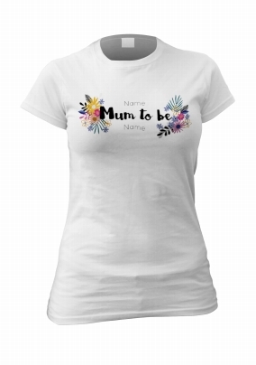 Mum To Be Personalised T-Shirt