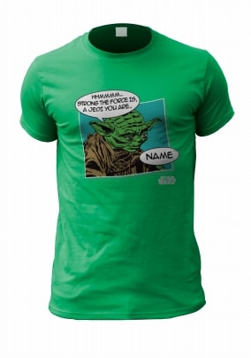 Personalised Star Wars Men's T-Shirt - Yoda