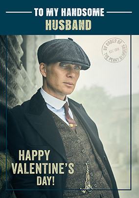 Peaky Blinders - Handsome Husband Personalised Card