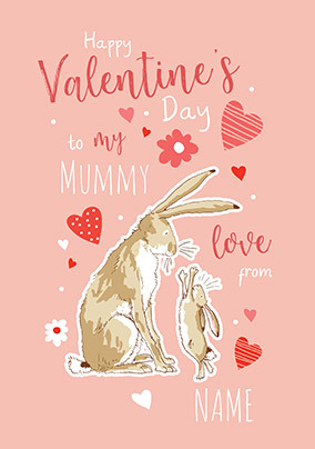 Mummy Valentine's Day Card