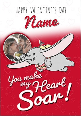 Dumbo Valentines Photo Card
