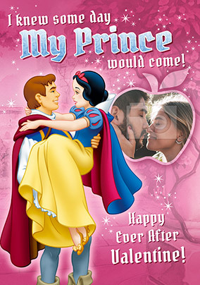 Snow White Photo Valentine's Day Card