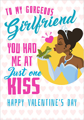 Tiana Girlfriend Personalised Valentine's Day Card