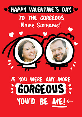 Gorgeous Valentine Photo Card