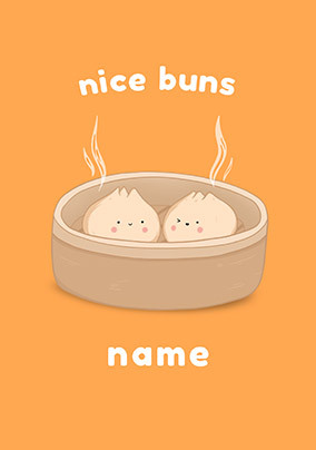 Nice Buns Valentine's Card