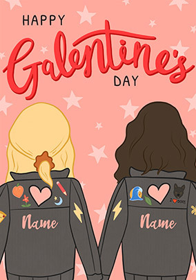 Just Peachy Personalised Galentine Card