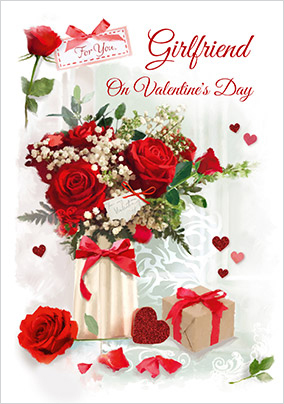 For My Girlfriend Personalised Card
