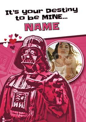Darth Vadar Photo Valentines Card