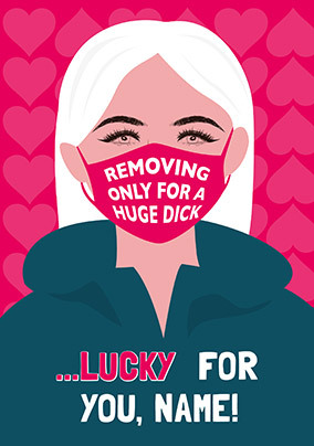 Lucky For You Personalised Card