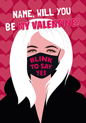 Blink to Say Yes Personalised Card