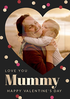 Mummy on Valentine's Day Photo Card