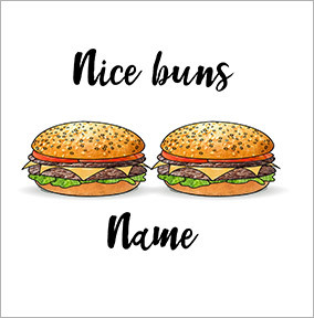 Nice Buns Personalised Card