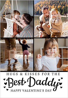 Best Daddy Valentine's Photo Card