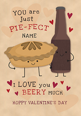You Are Pie-fect Personalised Card