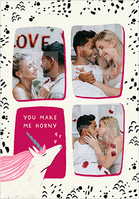 You Make Me Horny Valentine Card