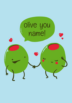 Olive You Card - Snorgtees
