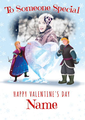 Frozen Valentine's Photo Card