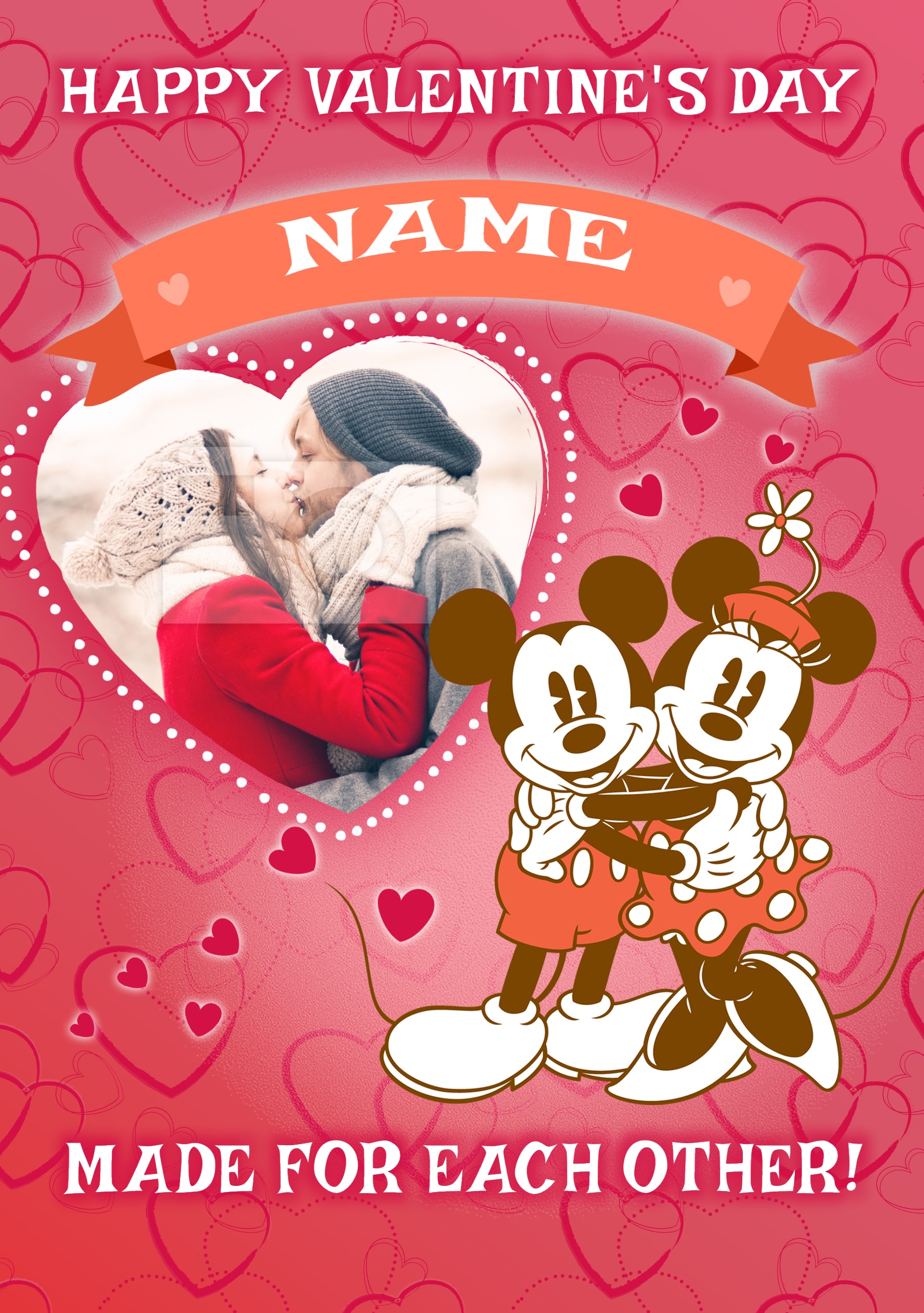 Vintage Disney - Valentine Photo