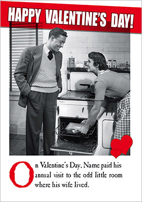 Funny Cooking Valentine's Card - Emotional Rescue