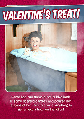 Funny Valentine's Treat Card - Emotional Rescue