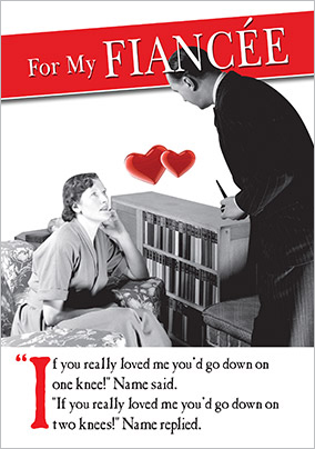 Rude Fiancée Valentine's Card - Emotional Rescue