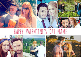 Valentine's Day 7 Multi Photo Upload Card - Essentials