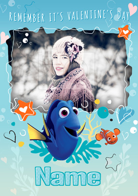 Finding Dory Photo Valentine's Day Card