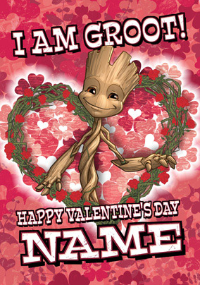 Groot Valentine's Day Card