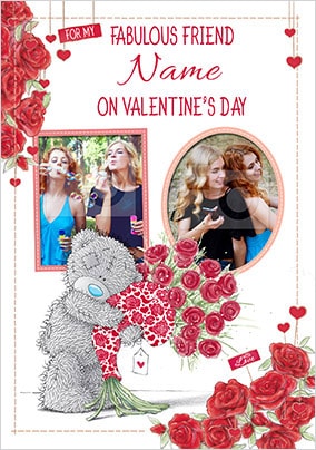 Fabulous Friend Valentine Photo Card