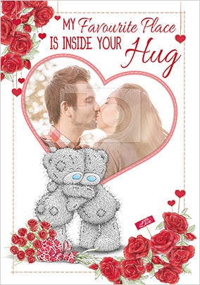 Inside Your Hug Photo Valentines Card